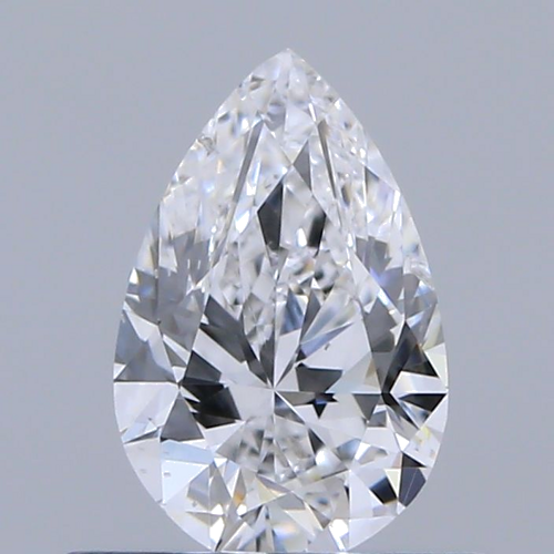 0.5 carat E-SI2 Natūralus Pear Deimantas (1)