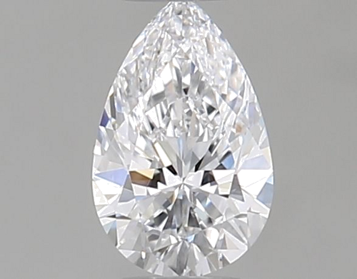 0.25 carat D-VVS1 Natūralus Pear Deimantas (1)
