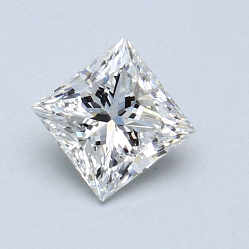 0.61 carat G-VS2 Natūralus Princess Deimantas (1)