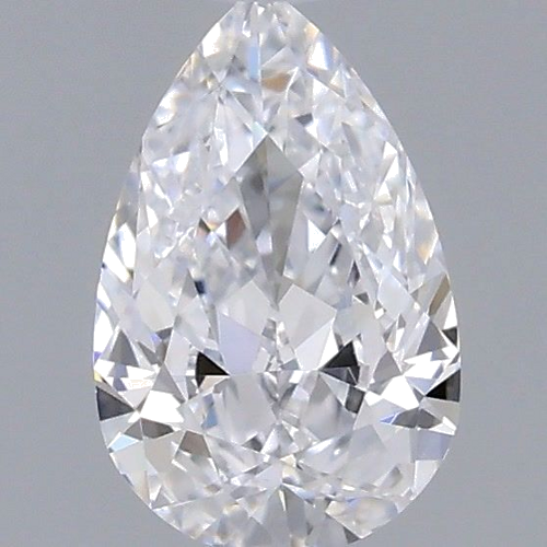 0.3 carat D-VVS2 Natūralus Pear Deimantas (1)