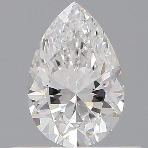 0.4 carat D-VVS1 Natūralus Pear Deimantas (1)