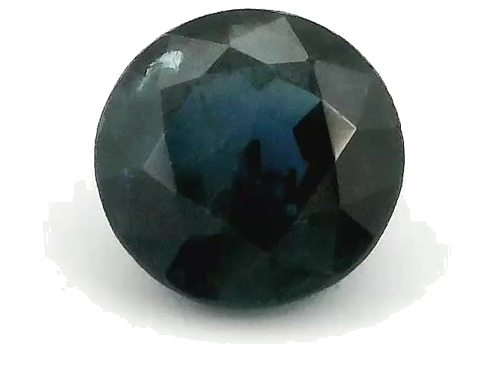 0.58 carat BLUE Round Safyras (1)