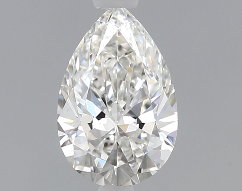 0.4 carat F-VS2 Natūralus Pear Deimantas (1)