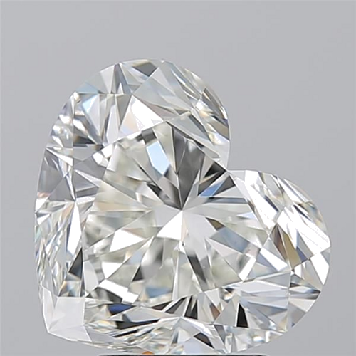 4.08 carat J-VS2 Natūralus Heart Deimantas (1)