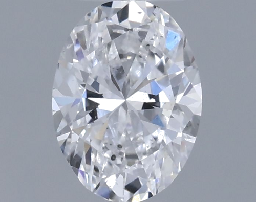 0.33 carat D-SI2 Natūralus Oval Deimantas (1)