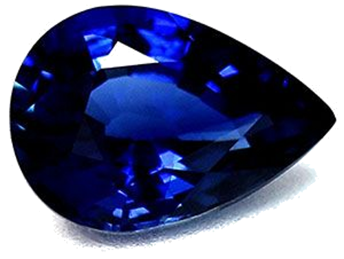 0.91 carat BLUE Pear Safyras (1)