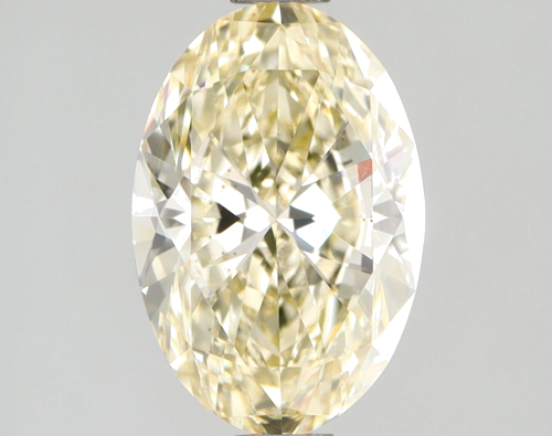 1.52 carat Fancy Yellow-VS2 Natūralus Oval Deimantas (1)