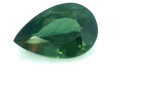 0.45 carat GREEN Pear Safyras (1)