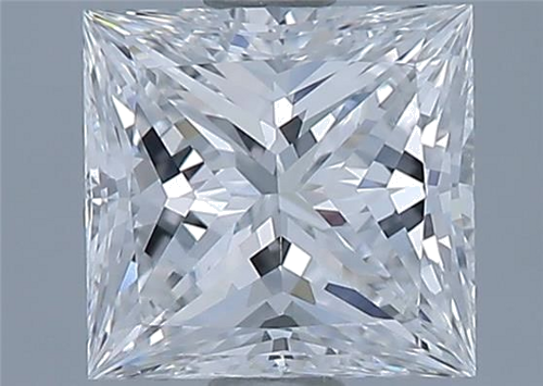 1.01 carat D-VS1 Natūralus Princess Deimantas (1)