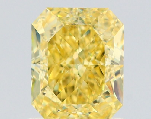 1.19 carat Fancy Intense Yellow-VVS2 Natūralus Radiant Deimantas (1)