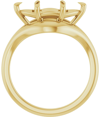 Sužadėtuvių Žiedas „Claw-Prong Solitaire“ 14k yellow gold Marquise 14mm x 7mm (2)