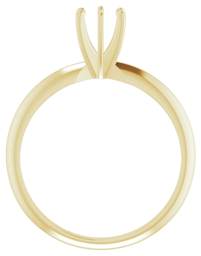 Sužadėtuvių Žiedas „Light Solitaire“ 585 Geltonojo Aukso Round 4.2mm x 4.9mm (2)