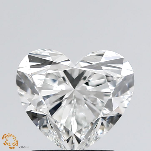 1.71 carat E-VS1 Natūralus Heart Deimantas (1)