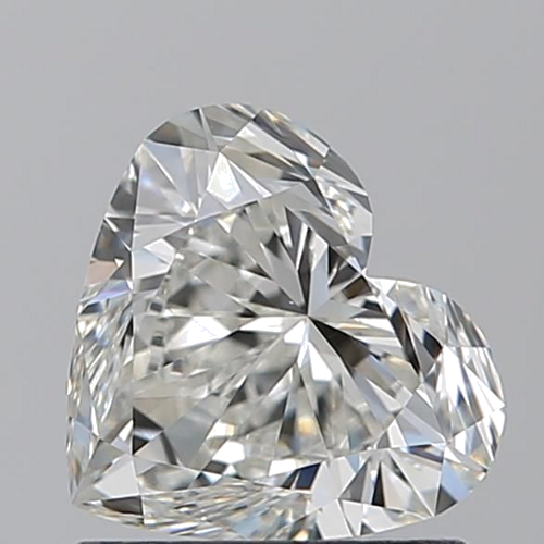 0.9 carat H-VS2 Natūralus Heart Deimantas (1)