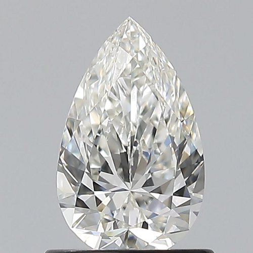 0.8 carat I-VVS1 Natūralus Pear Deimantas (1)