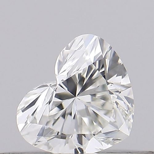 0.2 carat I-VVS2 Natūralus Heart Deimantas (1)