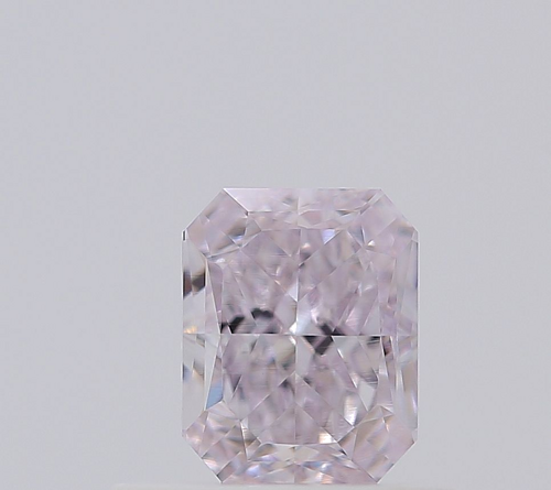 0.6 carat Fancy Light Purplish Pink-SI1 Natūralus Radiant Deimantas (1)