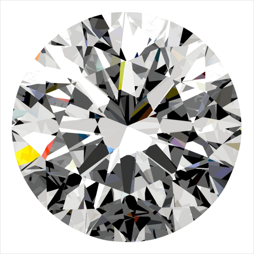 0.3 carat D-VS1 Excellent cut Natūralus Round Deimantas (1)