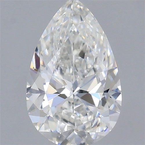 0.5 carat F-VS1 Natūralus Pear Deimantas (1)