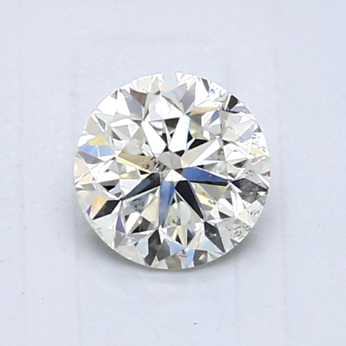 1.01 carat K-SI2 GD cut Natūralus Round Deimantas (1)