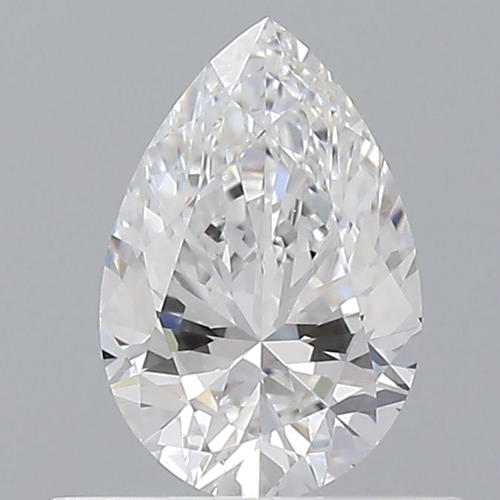 0.5 carat D-VVS1 Natūralus Pear Deimantas (1)