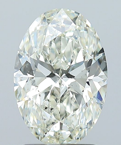 2.0 carat K-SI2 Natūralus Oval Deimantas (1)