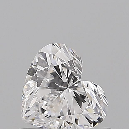 0.61 carat D-VVS1 Natūralus Heart Deimantas (1)