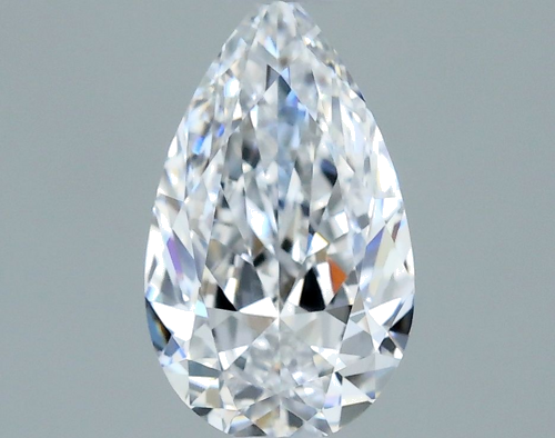 0.4 carat D-VVS2 Natūralus Pear Deimantas (1)