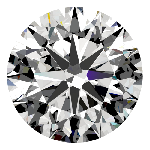 0.3 carat I-VVS2 Very Good cut Natūralus Round Deimantas (1)