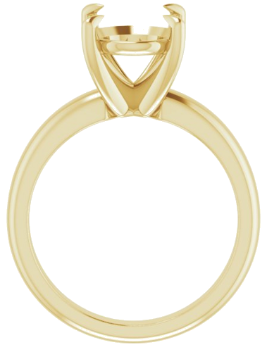 Sužadėtuvių Žiedas „Claw-Prong Solitaire“ 18k yellow gold Oval 11mm x 9mm (2)