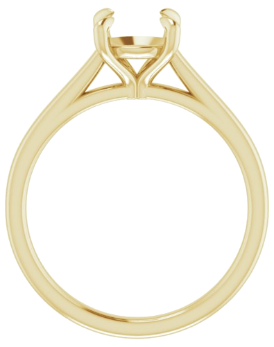 Sužadėtuvių Žiedas „Claw-Prong Solitaire“ 10k yellow gold Round 7mm (2)