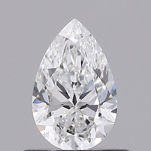0.5 carat E-VVS2 Natūralus Pear Deimantas (1)