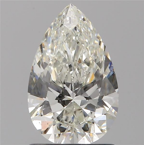 1.07 carat I-SI1 Natūralus Pear Deimantas (1)