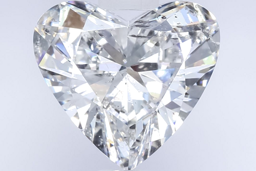 2.06 carat F-SI2 Natūralus Heart Deimantas (1)