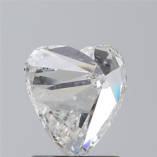 1.5 carat F-SI2 Natūralus Heart Deimantas (1)