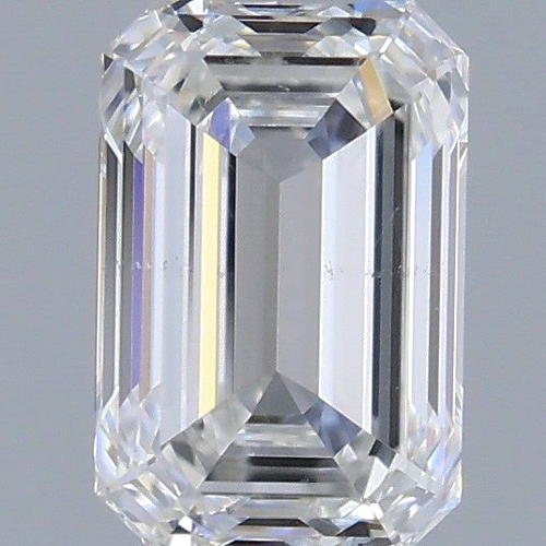 0.52 carat F-SI1 Natūralus Emerald Deimantas (1)