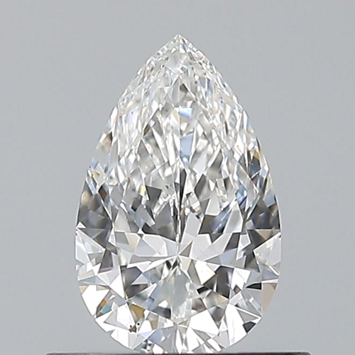 0.51 carat F-VS2 Natūralus Pear Deimantas (1)