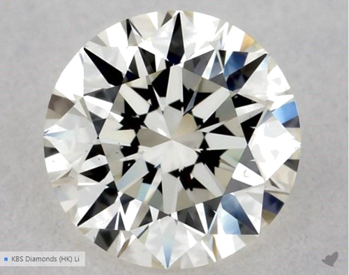 0.54 carat J-VS2 Excellent cut Natūralus Round Deimantas (1)