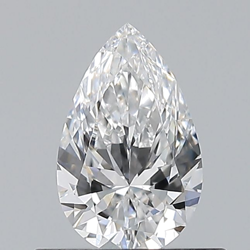 0.5 carat D-VS2 Natūralus Pear Deimantas (1)