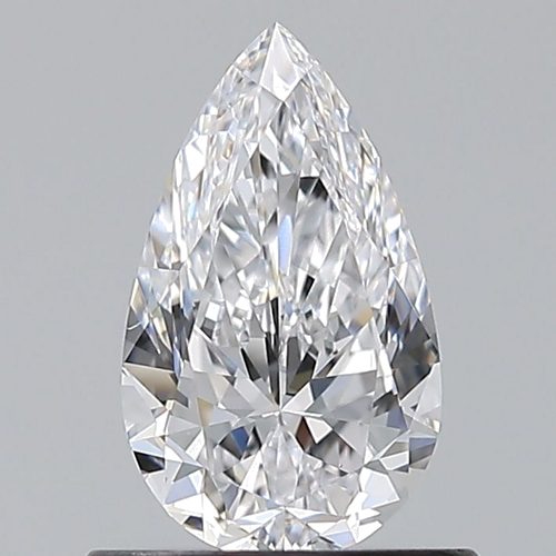 0.7 carat D-VS2 Natūralus Pear Deimantas (1)
