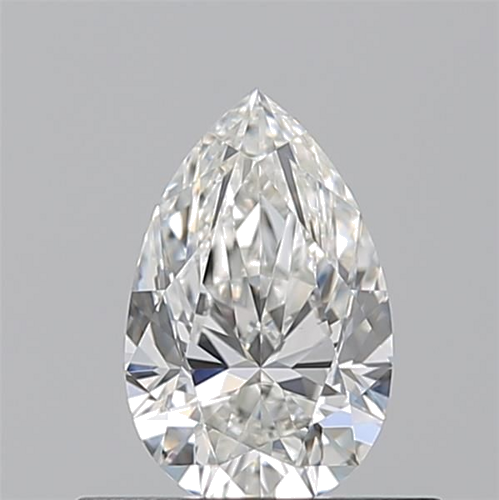 0.51 carat G-VVS2 Natūralus Pear Deimantas (1)