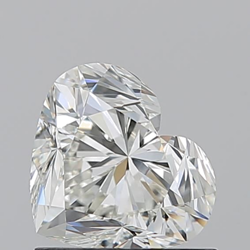 1.01 carat J-VVS1 Natūralus Heart Deimantas (1)