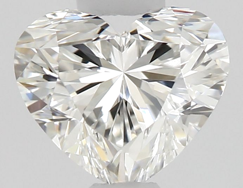 0.51 carat F-IF Natūralus Heart Deimantas (1)
