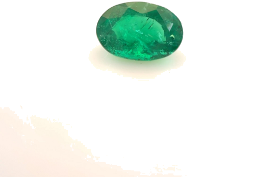 0.59 carat GREEN Oval Smaragdas (1)