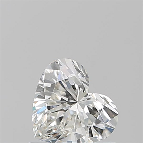 0.63 carat I-VVS2 Natūralus Heart Deimantas (1)