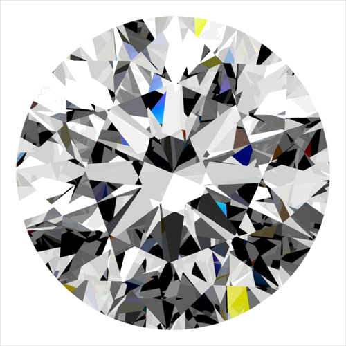0.5 carat G-VS2 Excellent cut Natūralus Round Deimantas (1)