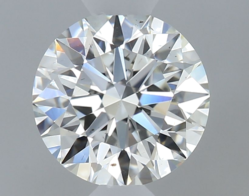 0.5 carat J-SI1 Excellent cut Natūralus Round Deimantas (1)