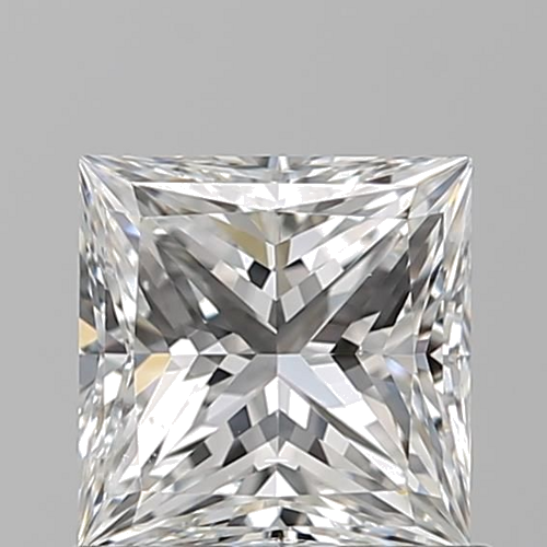 1.01 carat F-VS2 Natūralus Princess Deimantas (1)