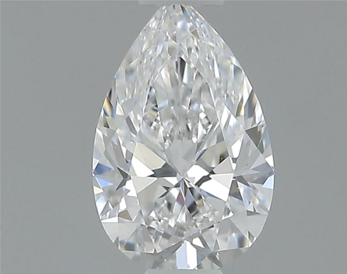 0.39 carat E-VVS2 Natūralus Pear Deimantas (1)