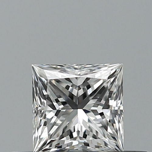 0.34 carat E-VVS1 Natūralus Princess Deimantas (1)